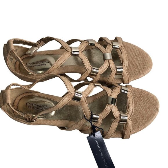 CROFT & BARROW sole (sense) ability SANDALS  sz‎ 8 NEW WITH TAG - Picture 6 of 7